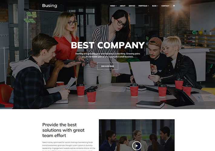 響應(yīng)式互聯(lián)網(wǎng)商務(wù)服務(wù)公司HTML網(wǎng)站模板