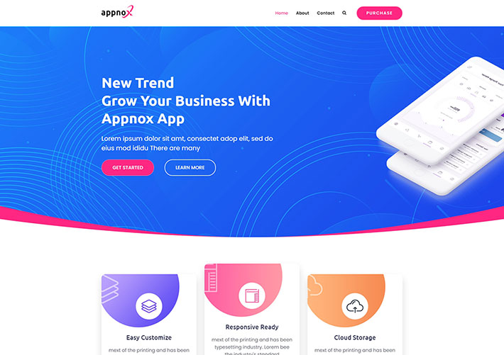 響應式app產品開發軟件企業網站網頁源碼模板
