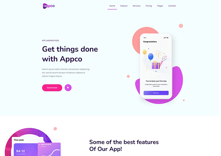 簡潔清新網頁設計工作室公司網站網頁HTML模板