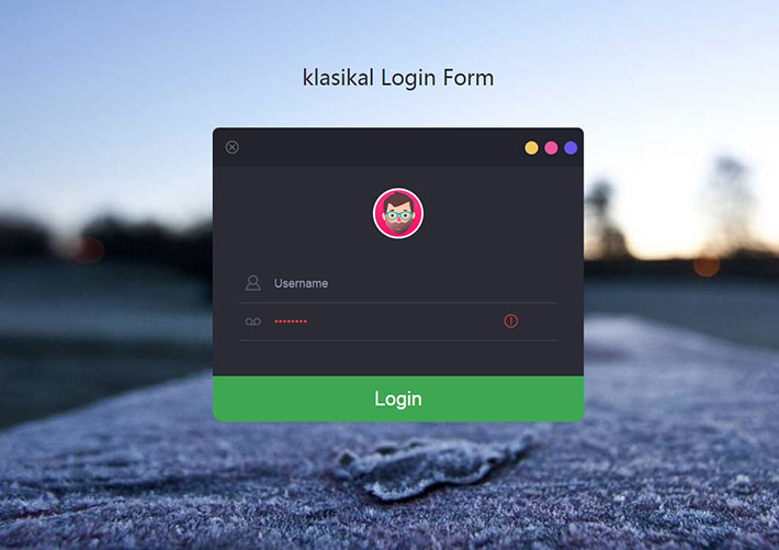簡單好看網站后臺登錄框架HTML網頁代碼素材