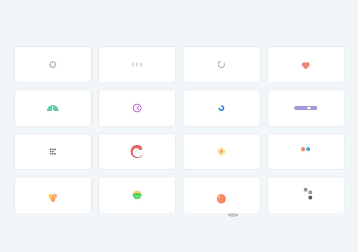 css3加載圖標樣式loading加載動畫圖標代碼素材