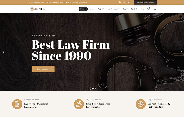 法律顧問平臺律師事務所網站網頁設計HTML源碼