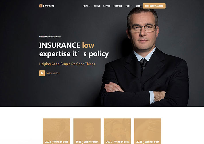 響應式法律咨詢服務機構網站網頁HTML源碼模板下載