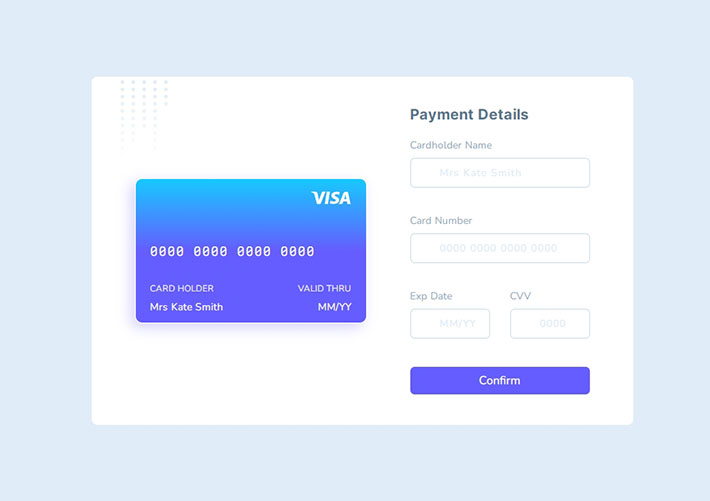 js表單代碼付款表格模板支付表單html代碼
