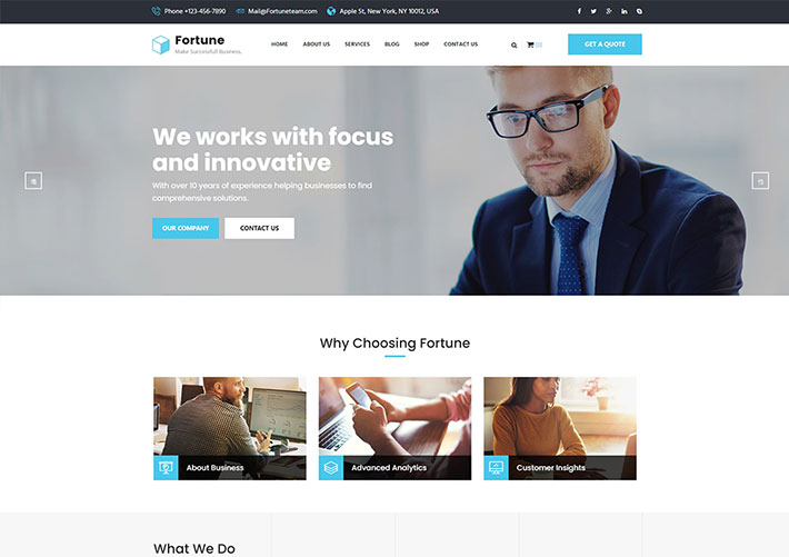 響應式商業保險公司HTML5自適應源碼模板