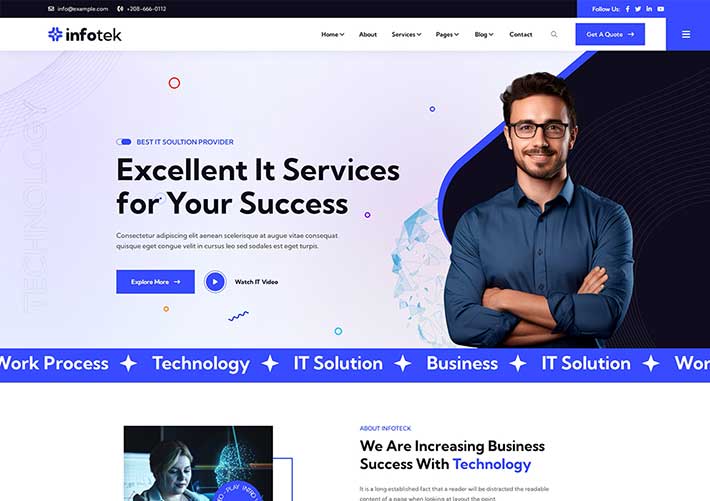 響應(yīng)式IT服務(wù)軟件網(wǎng)頁(yè)設(shè)計(jì)企業(yè)網(wǎng)站模板高端HTML設(shè)計(jì)模板