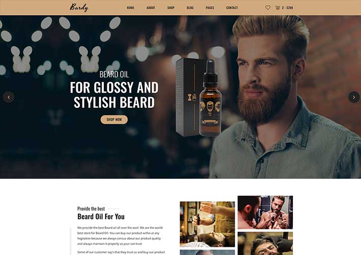 響應式護理用品電子商務電商網站網頁HTML源碼模板