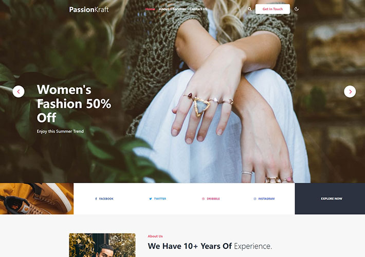 個(gè)人主頁網(wǎng)站模板 個(gè)人介紹網(wǎng)站模板