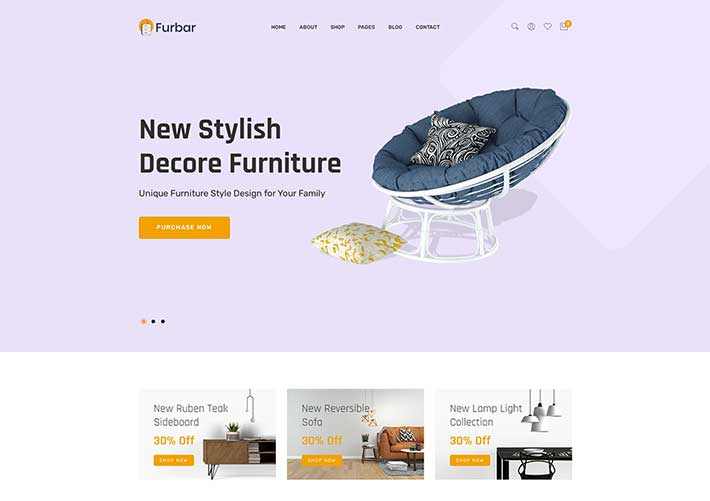 響應(yīng)式精美的家具電商網(wǎng)站otstrap網(wǎng)頁(yè)HTML源碼模板