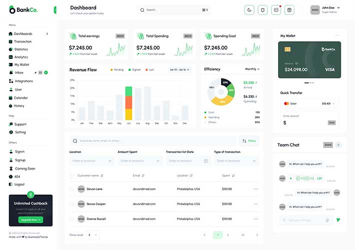 CSS管理后臺模板數(shù)據(jù)統(tǒng)計后臺管理系統(tǒng)網(wǎng)頁HTML模板