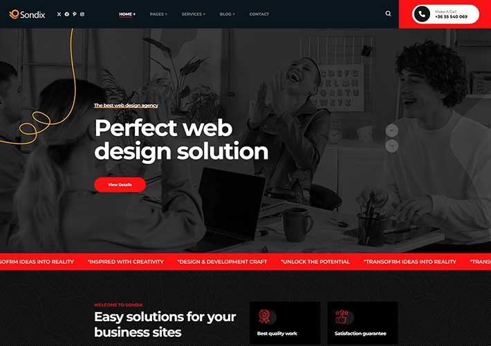 響應(yīng)式網(wǎng)絡(luò)營(yíng)銷(xiāo)建站服務(wù)公司網(wǎng)站前端靜態(tài)HTML模板